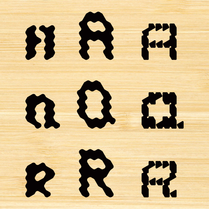 Tiling, typography Tiling, typography