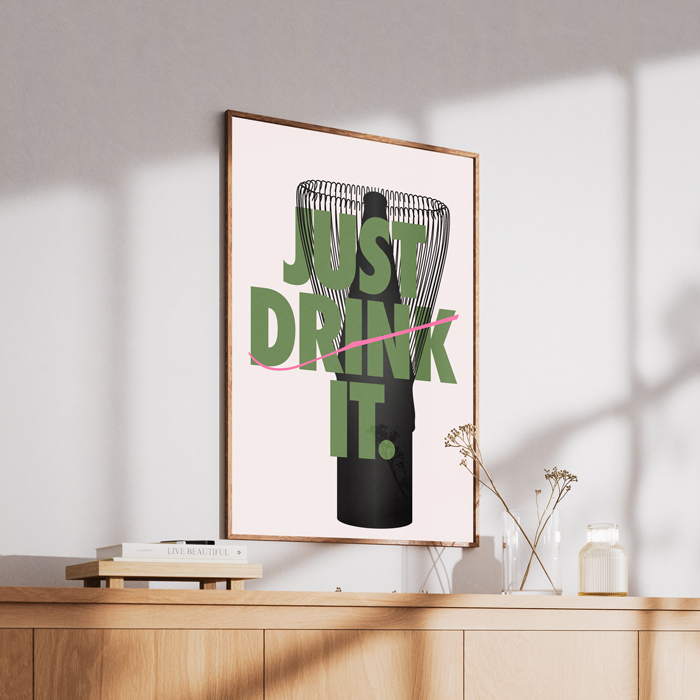 just drink it, matcha just drink it, matcha