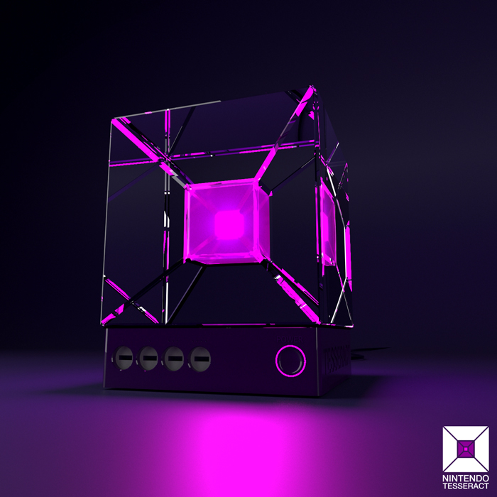 Nintendo 2024, Tesseract, logo, console Nintendo 2024, Tesseract, logo, console
