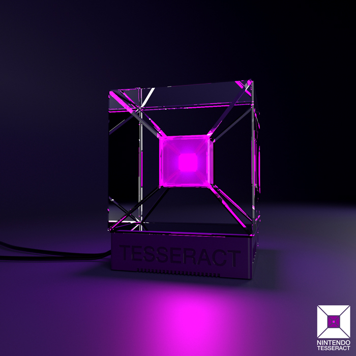 Nintendo 2024, Tesseract, logo, console Nintendo 2024, Tesseract, logo, console
