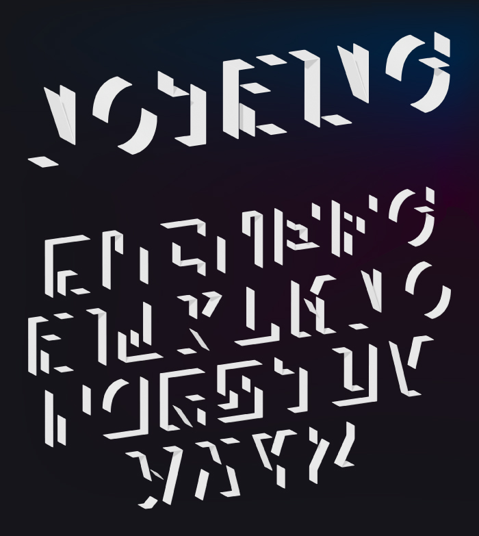 Typeface Nothing